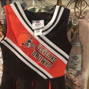 Little girls cheer dress Cleveland Browns 18 month